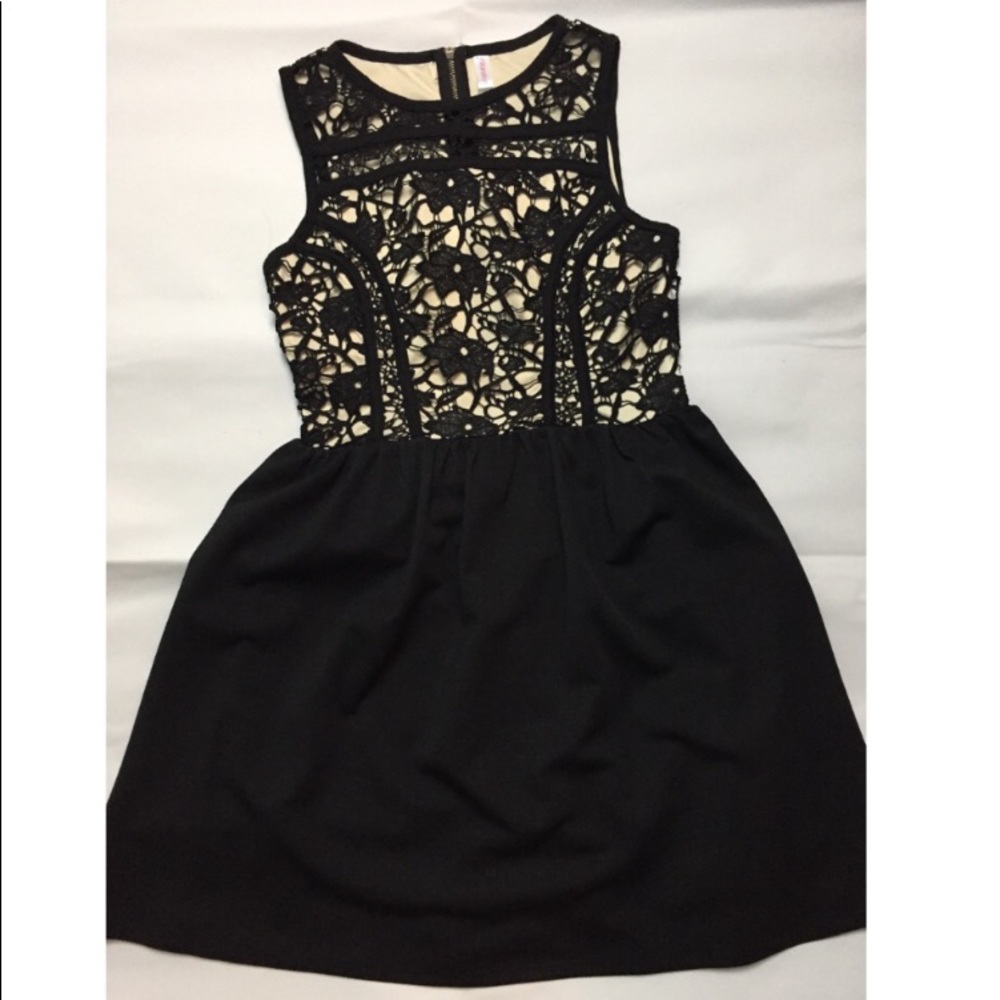 Black and Nude Dress